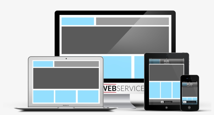 Responsive Website Design Devices - Standard Display Ads, transparent png #9012837