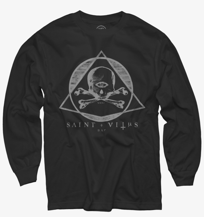 Saint Vitus Black Long Sleeve T-shirt $30 - Saint Vitus Bar Logo, transparent png #9013109