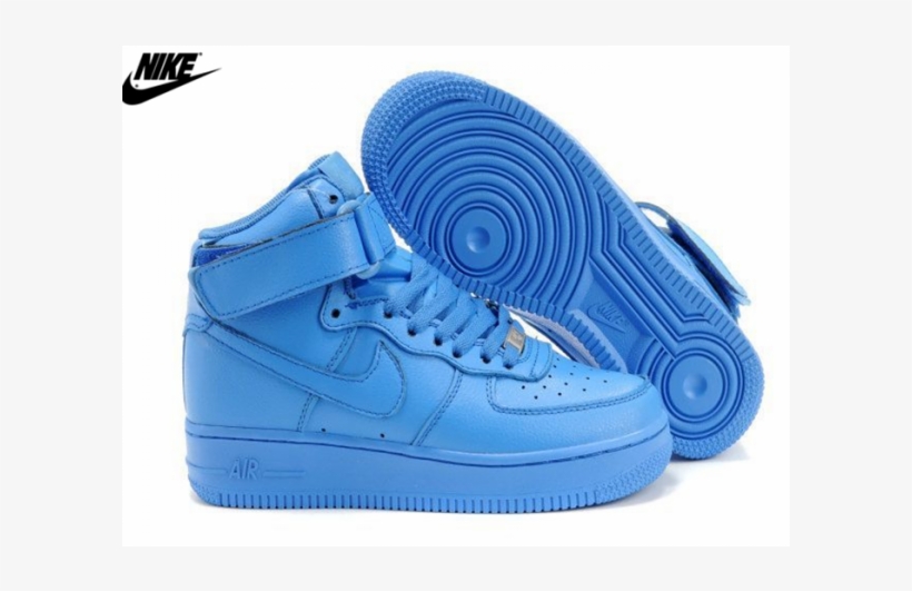 Para Mujer Air Force One Cana Alta X-girl Azul - Air Force Nike Blue Transparent PNG Download - PNGkey