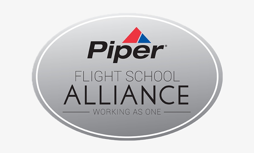 Flight School Alliance Logo - Piper Aircraft, transparent png #9013565