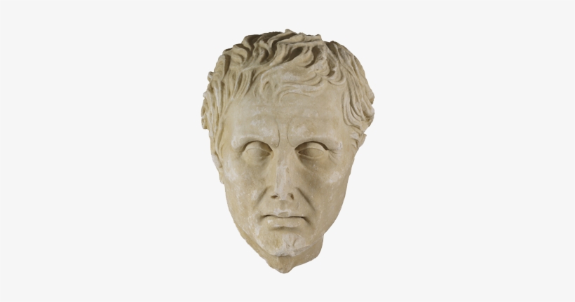 Marble Head Found In The Region Of The Agora Of The - Carving, transparent png #9014081