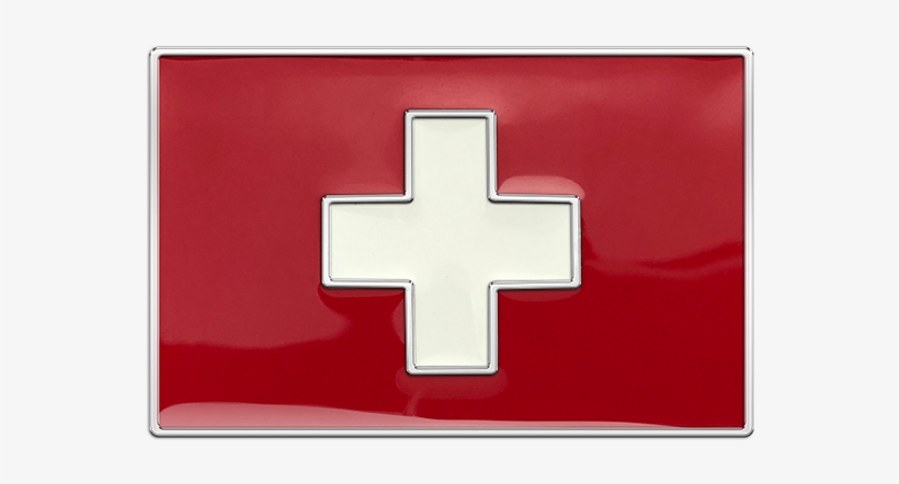 Switzerland Flag Buckle - Cross, transparent png #9014804