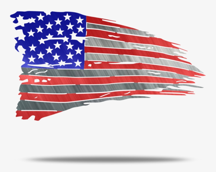 Distressed Metal Wall Art Battle Flag - Flag, transparent png #9014846