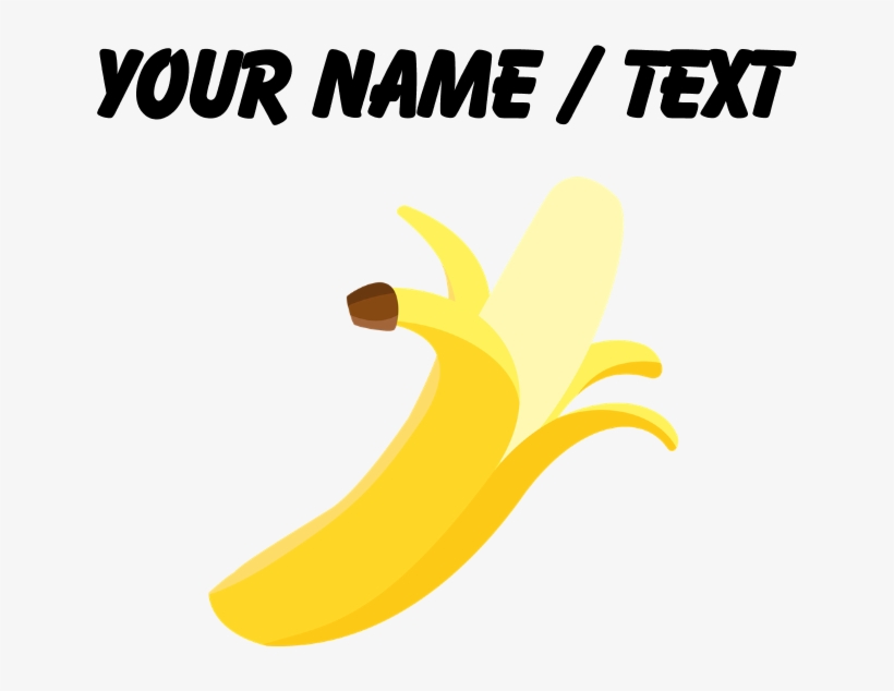 Custom Peeled Banana Classic Thong - Zapatilla Con Alas, transparent png #9015282