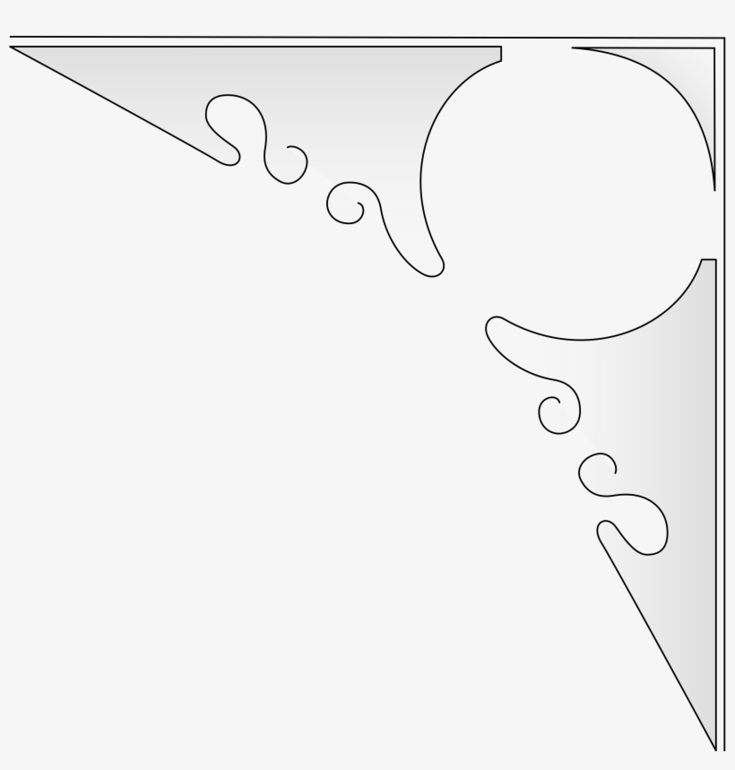 Big Image - Borders Corner Png Simple, transparent png #9015404