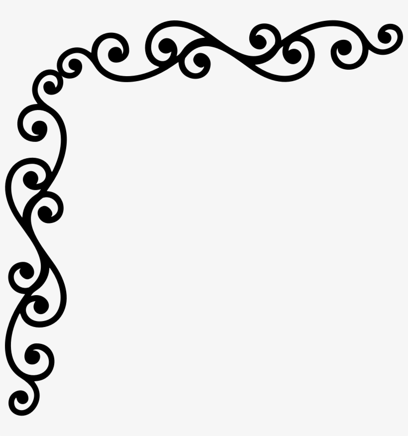 Corner Piece - Page Corner Clipart, transparent png #9015532