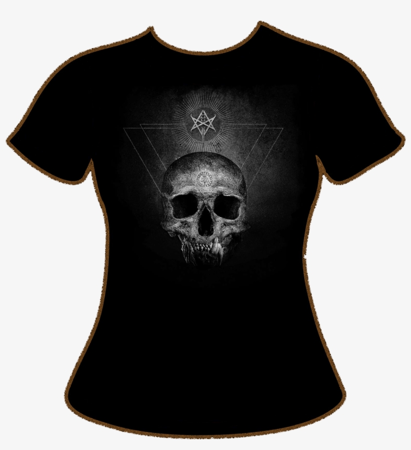 Skull Girlie - Skull, transparent png #9016653