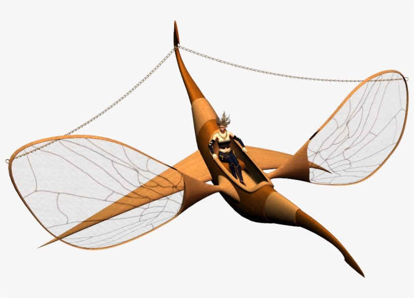 Airship2 Angle - Fantasy Planes Airship, transparent png #9016692