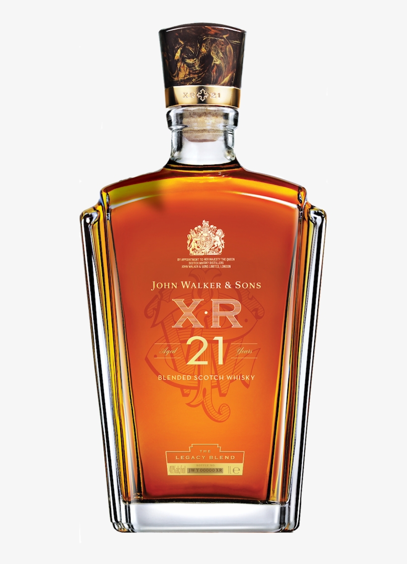 Cigar Clipart Scotch Glass - Johnnie Walker Xr 21 1 Litre, transparent png #9017054