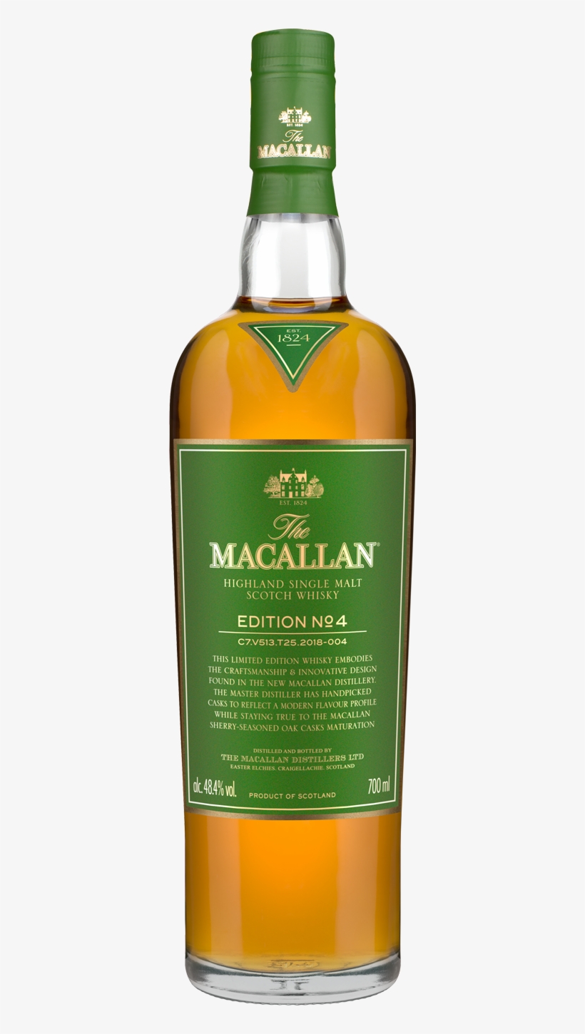 4 Embodies The Craftsmanship And Pioneering Design - Macallan Whisky Edition 4, transparent png #9017161