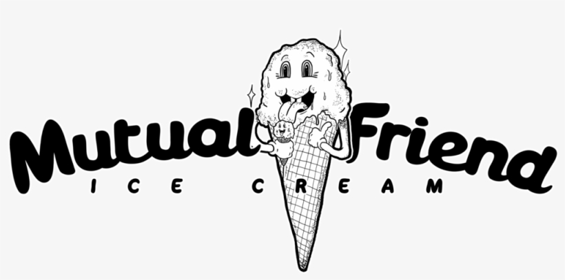 Mrlickyandmftext - Ice Cream Cone, transparent png #9018999