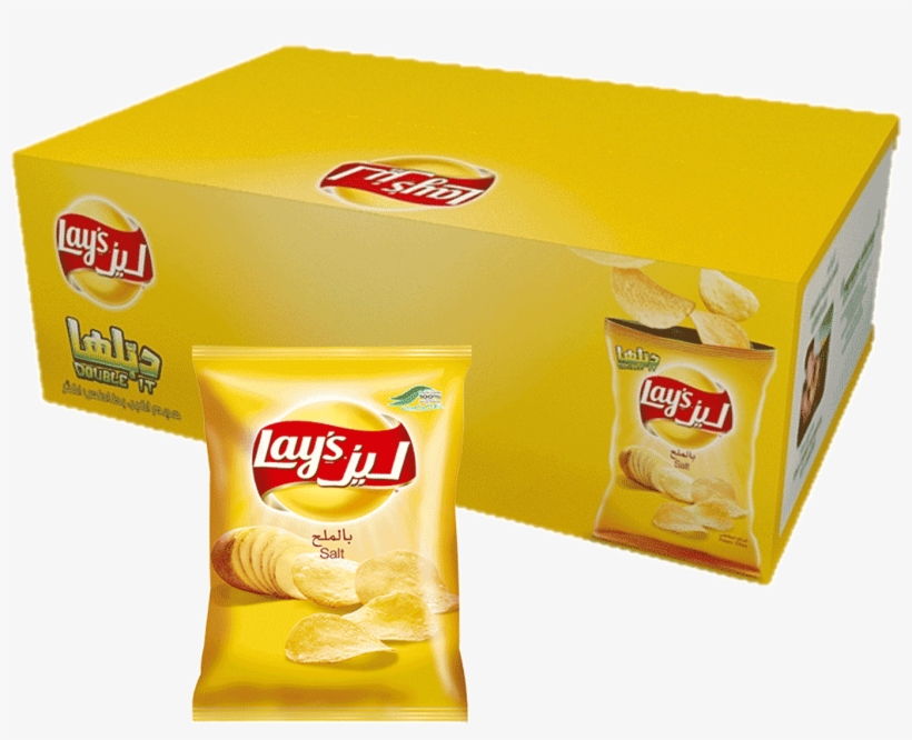 Lay's Salt 48g*20 - Potato Chip, transparent png #9019248