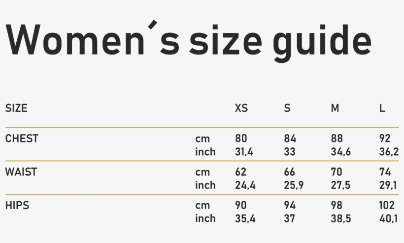 Lust Fc Womens Size Guide - Number, transparent png #9019973