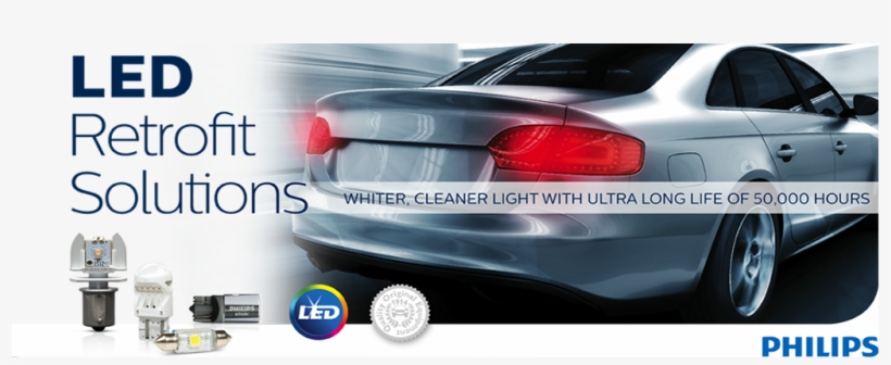 Featured Brands - Philips Car Led Banner, transparent png #9020075