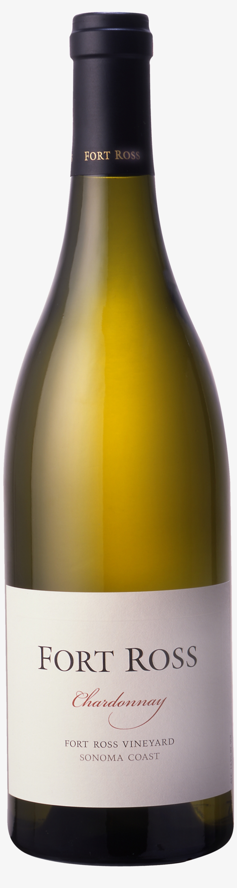 Bottle Silhouette - Fort Ross Chardonnay, transparent png #9020243
