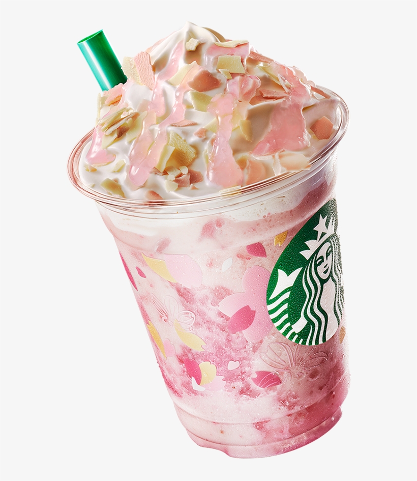 Tea Coffee Drink Starbucks Latte Free Download Image - Sakura Strawberry Pink Mochi Frappuccino, transparent png #9020839