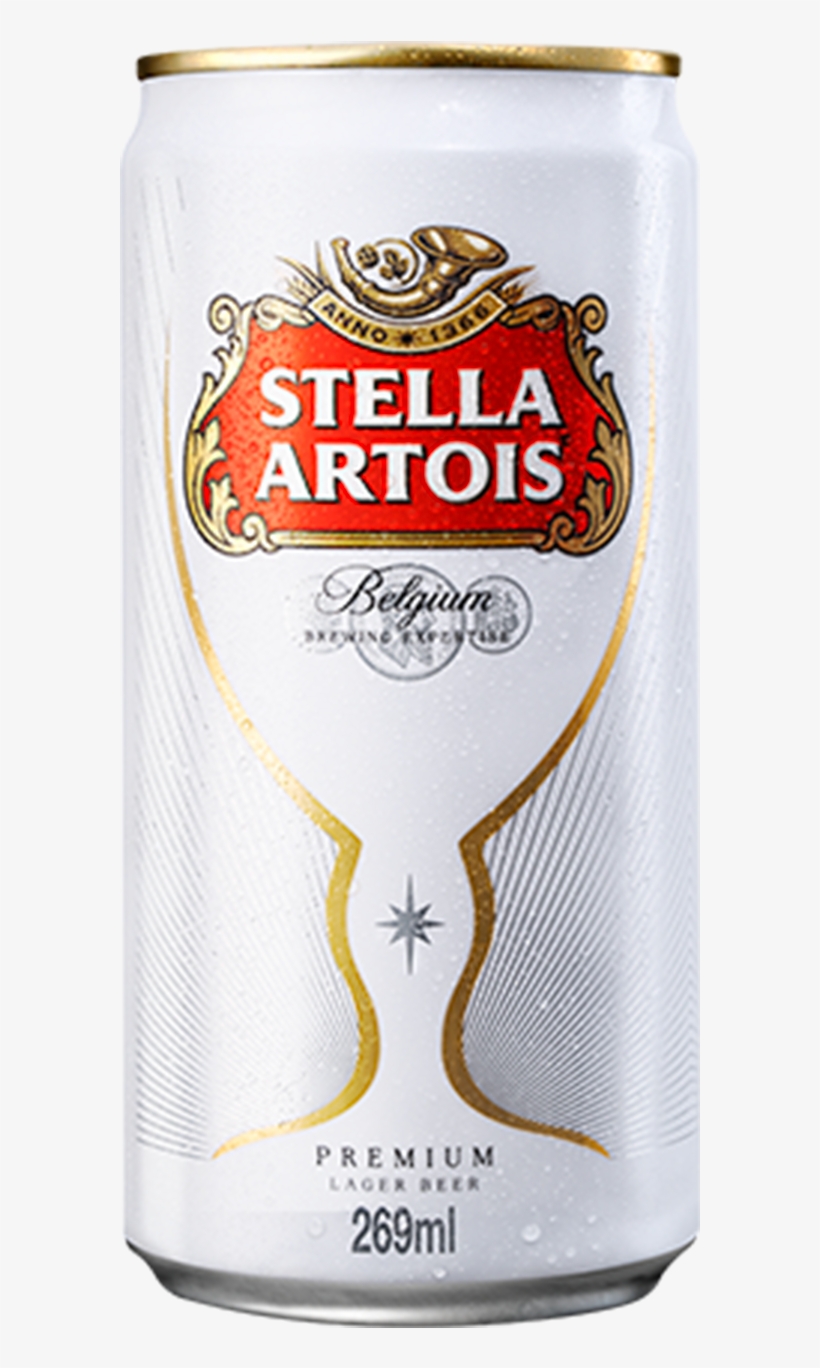 Latinha Stella Artois269 Ml - Stella Artois, transparent png #9021513