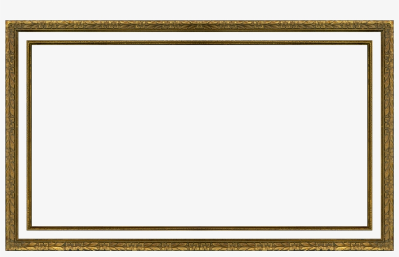 Vintage Gold Frame Transparent, transparent png #9021659