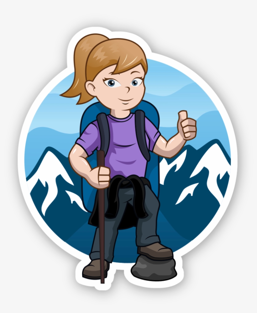Hiking Day - Cartoon, transparent png #9021768