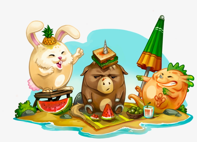 Bitcrystals Announces Upcoming Presale Of Yummy Characters - Cartoon, transparent png #9022371