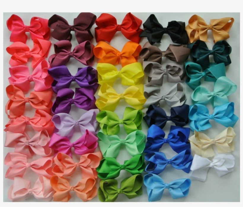 4 Inch Hair Bows On Alligator Clips - Origami, transparent png #9022526