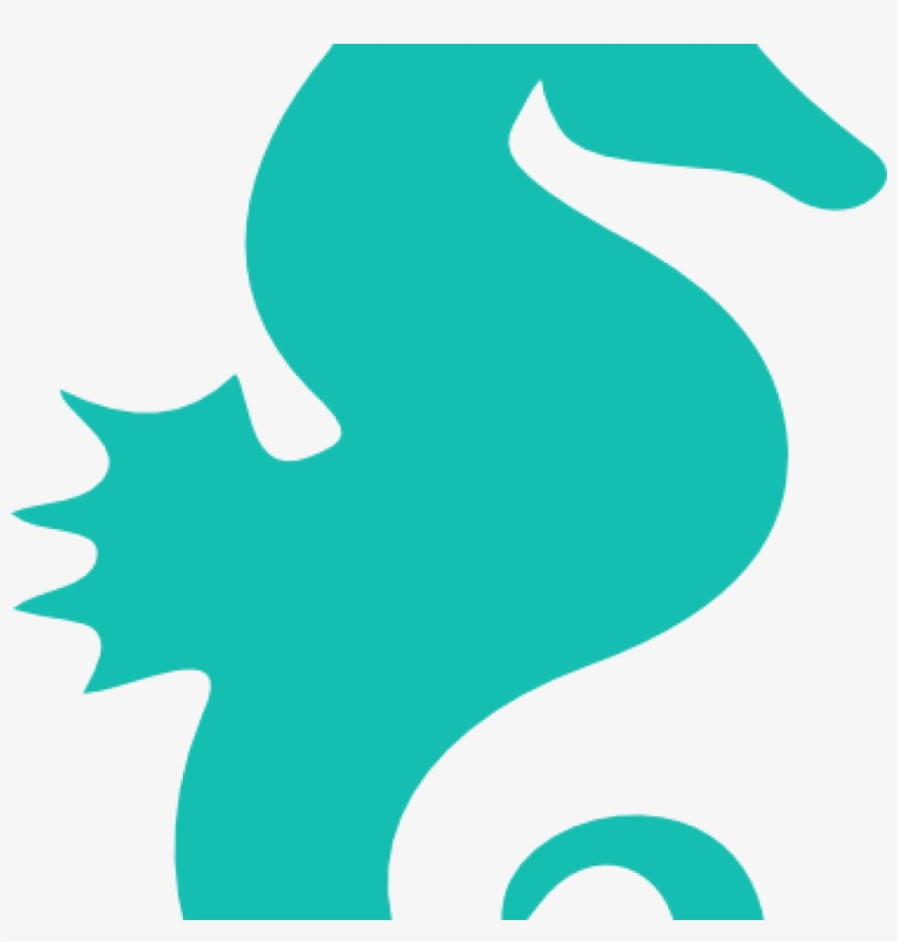 Clip Art Seahorse Cute Seahorse Clipart Seahorse Clip - Seahorse Silhouette, transparent png #9022757