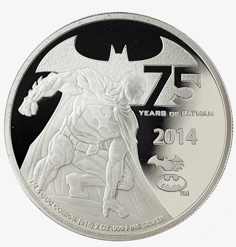 2014 $5 75 Years Of Batman - Canadian Mint Batman Coin, transparent png #9022977