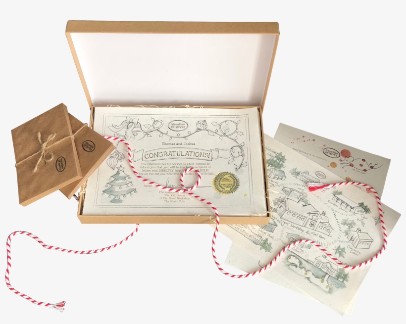 Advent Calendar, 25 Personalised Letters From The North, transparent png #9023062