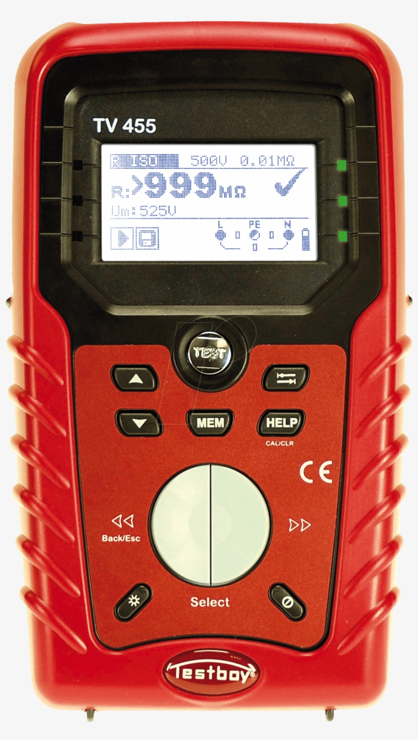 Vde 0100-600 Installation Tester Testboy Testboy Tv - Tv 455, transparent png #9023133