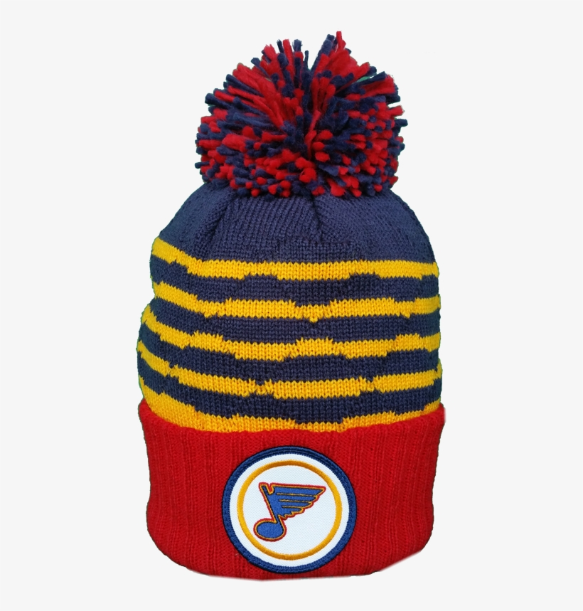 Louis Blues Vintage Mitchell & Ness High Five Nhl Pom - Beanie, transparent png #9024090