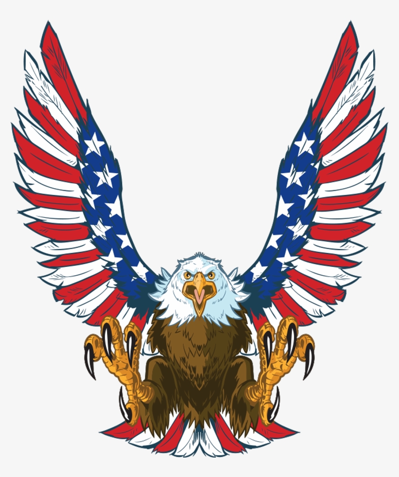 Americaneagle Sticker - American Bald Eagle Clipart, transparent png #9024704