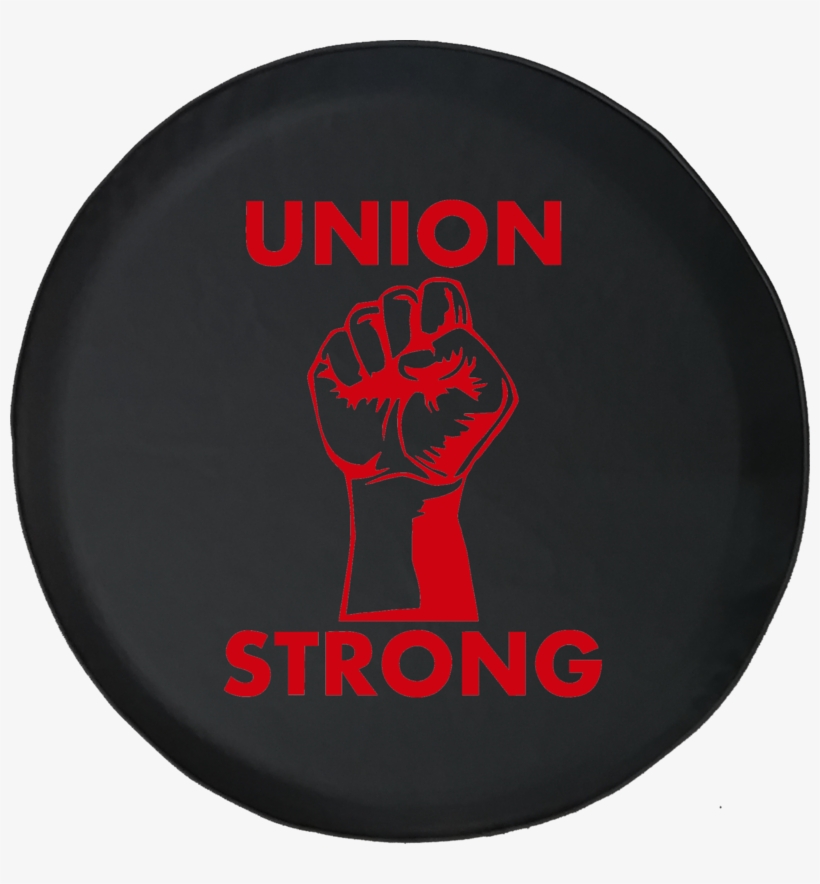 Labor Power Fist Uaw Trades Offroad Jeep Rv Camper - Label, transparent png #9024879