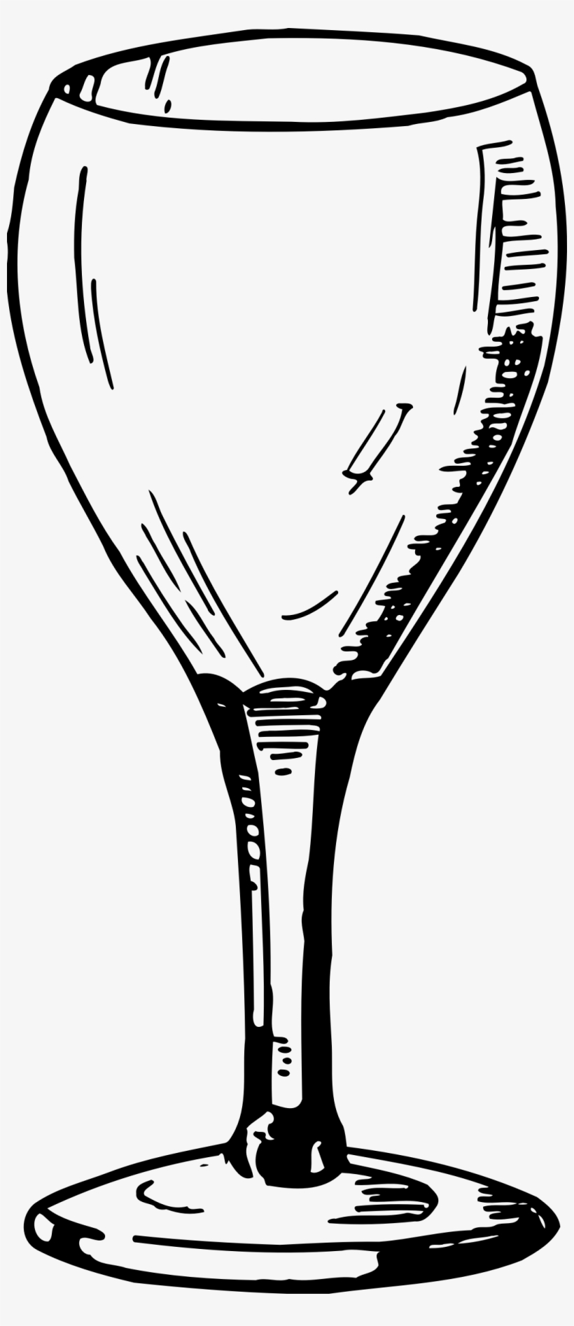 Big Image - Gelas Png Hitam Putih, transparent png #9025152