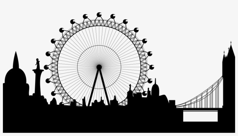 London Silhouette, transparent png #9025827