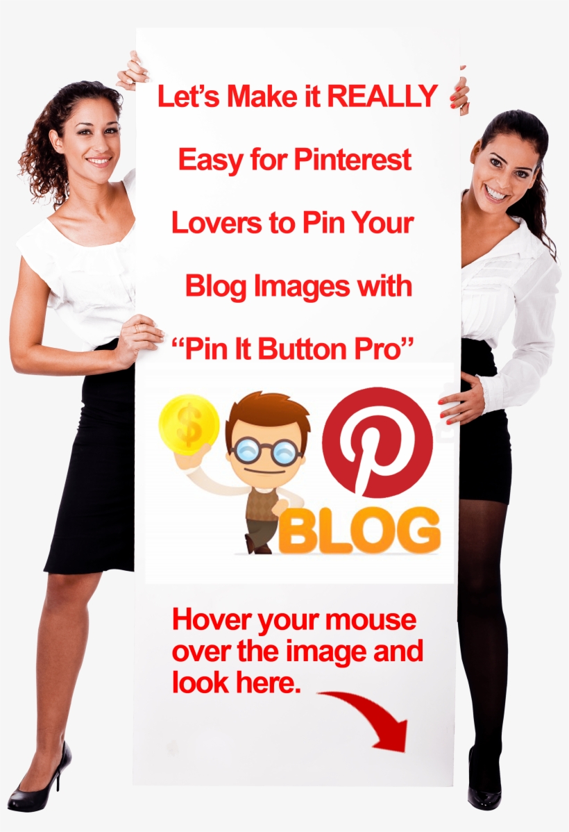 Pit It Button Appears On Top Of Any Image When The, transparent png #9025875