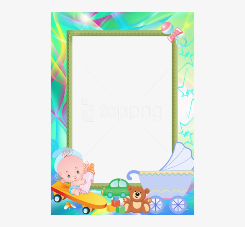 Free Png Best Stock Photos Baby Photo Frame Background - Baby Photo Frames Png, transparent png #9026530