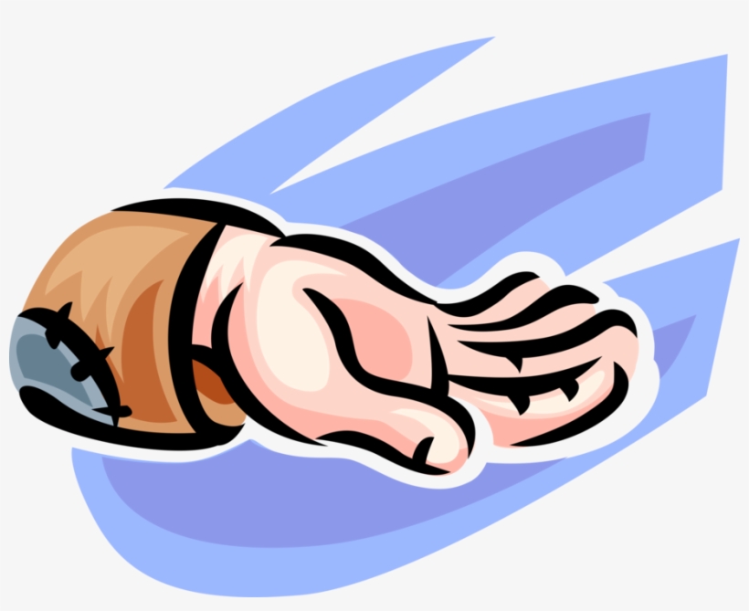 Vector Illustration Of Panhandler Hand Accepts Handout, transparent png #9026974