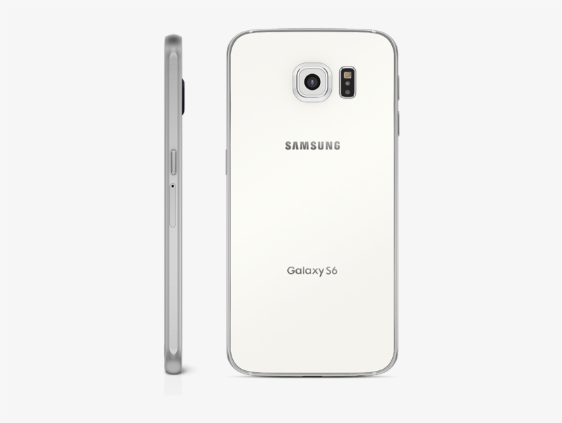 Samsung Galaxy S6 Side Back White - Iphone, transparent png #9027046
