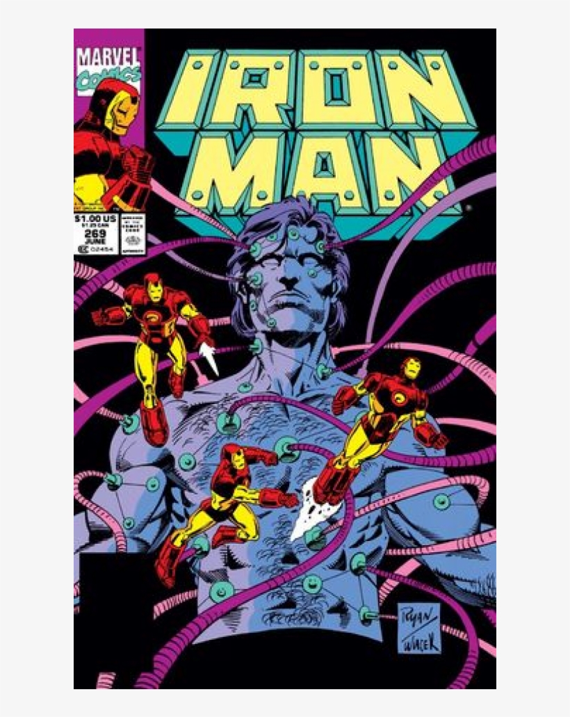 Купете Comics 1991-06 Iron Man - Iron Man, transparent png #9027294