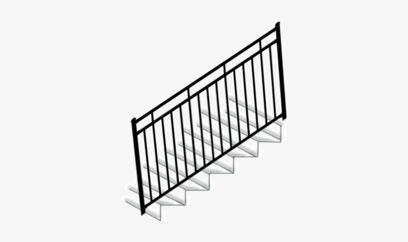 Riviera Iv Stair Level Rail Section - Stairs, transparent png #9027557