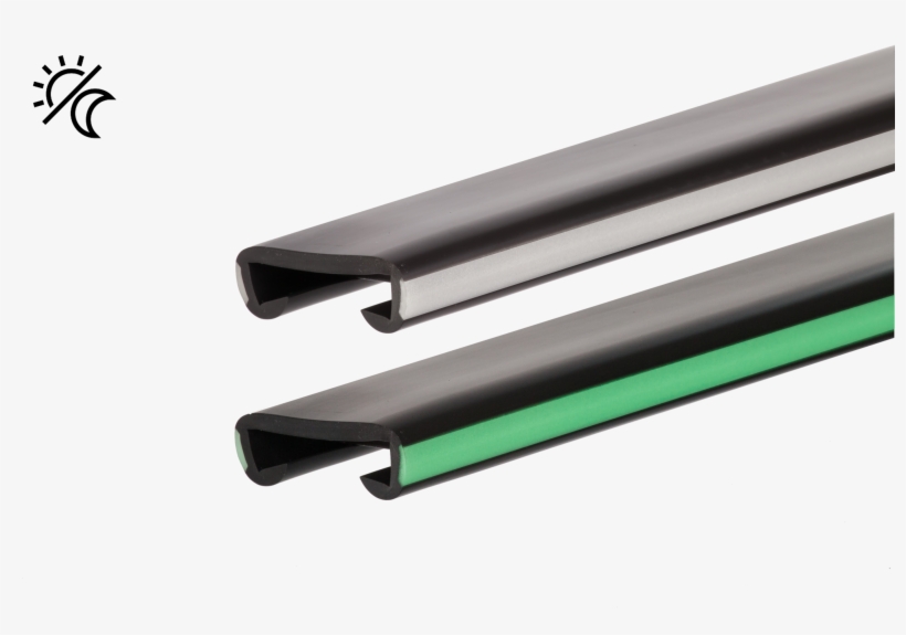 Pvc Handrail Foto, Railing 40x8mm Black - Coffee Table, transparent png #9027673