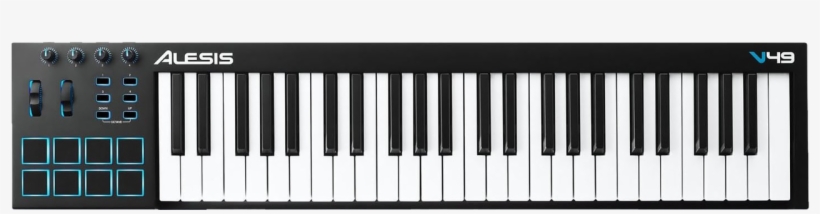 Alesis V49 49-key Usb Midi Keyboard, transparent png #9027909