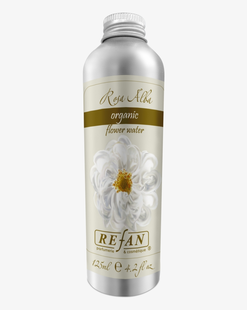 Organic Bulgarian White Rose Water Toner - Refan Flower Water, transparent png #9028379