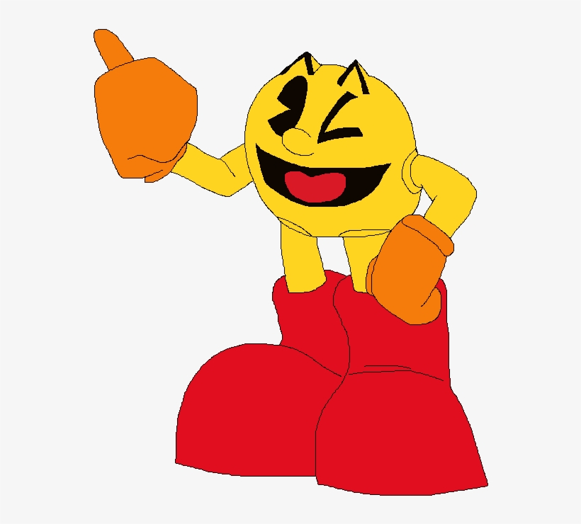 Pac-man Ssb18 - Cartoon, transparent png #9028490