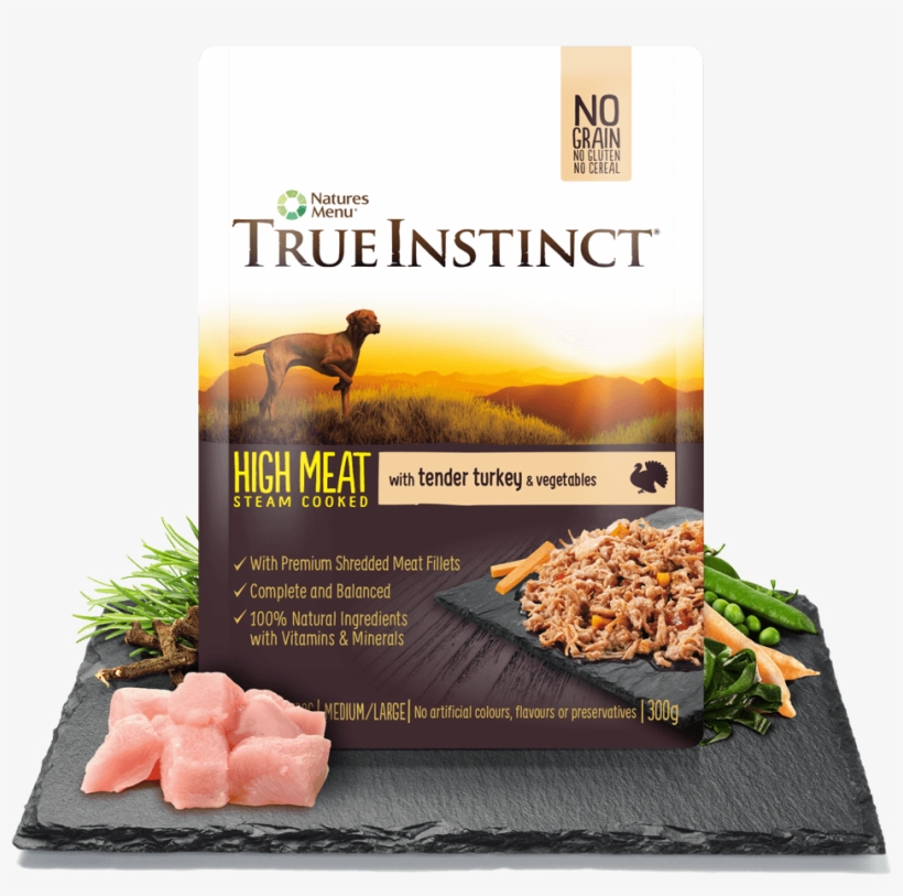 High Meat Chicken Fillet With Tender Turkey For Adult - True Instinct Raw Boost Free Range Chicken For Puppies, transparent png #9028656