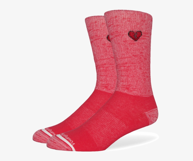 Young Hearted Casual Socks - Sock, transparent png #9028923
