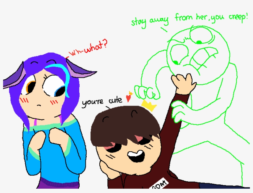 The Little Hearts Crown Tho - Cute Draw The Squad, transparent png #9029208