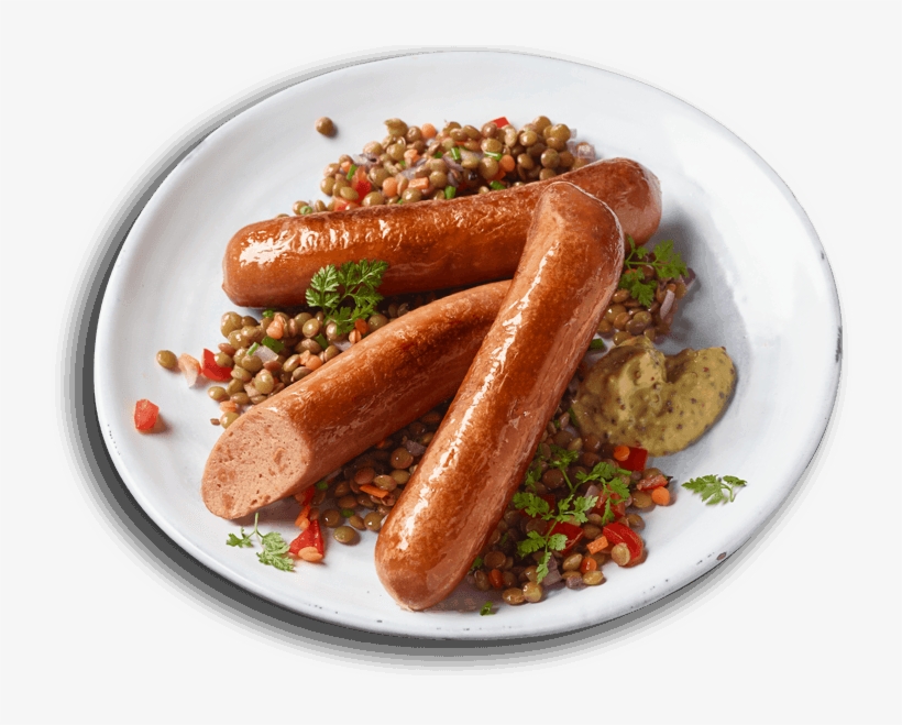 Likemeat Schinken Bratwurst 200g 250pix 72dpi - Like Meat Bratwurst, transparent png #9029415