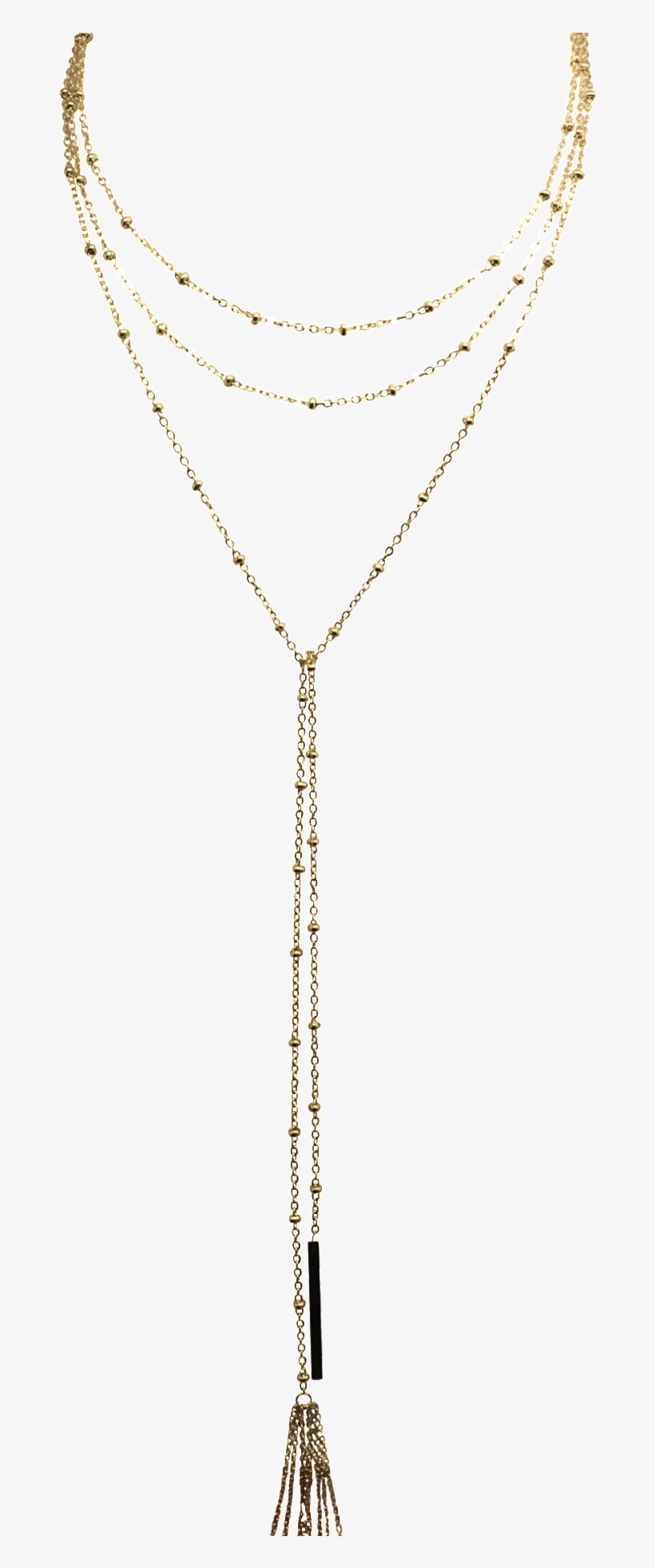 Flapper Gold - Necklace, transparent png #9029500