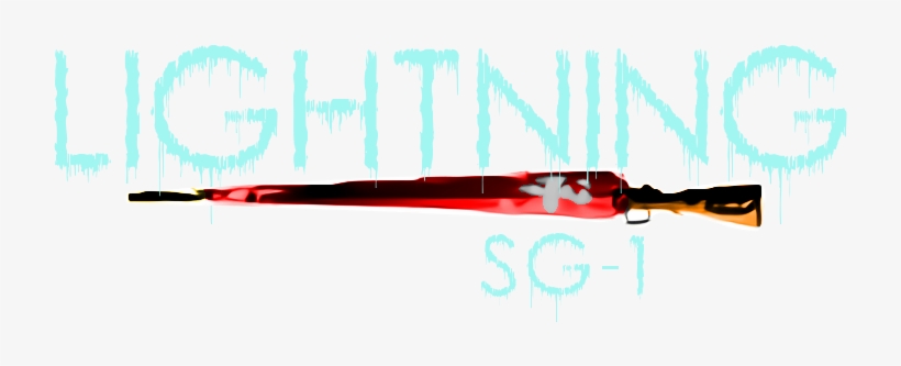 Custom Cso S Lightning Sg Gun Customcsos - Calligraphy, transparent png #9029502